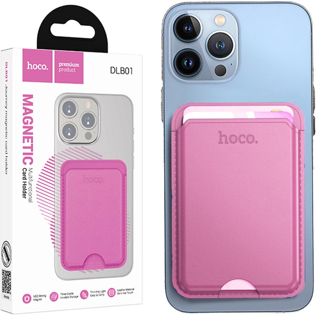 Hoco Magnetic card Holder Pink