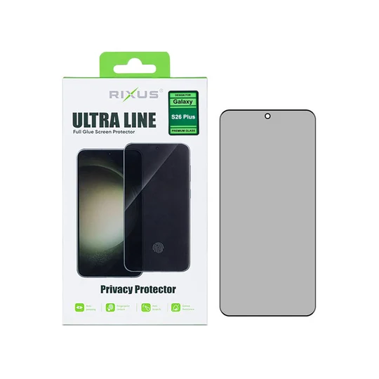 Rixus Samsung S23 Privacy Tempered Glass