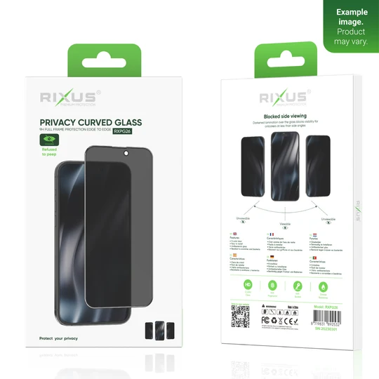 Rixus Privacy Curved Glass iPhone 13 Pro Max/14 plus