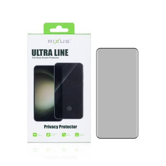 Rixus Privacy Ultra Line Tempered Glass For Samsung Galaxy  S25 Plus S9360